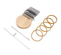 Pequeño Telar de Zurcir, Herramienta de Tejido Manual, Mini Herramienta de Zurcir DIY, Máquina de Parchear para Principiantes, Patrones Ingeniosos de Bricolaje, Reparación de