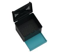 Pequeño terrario de araña, jaula ventilada de 15 x 15 x 20 cm, contenedor acrílico para hábitat, contenedor portátil, vitrina educativa para proyectos de ciencia, hogar, apartamento, sala de estar