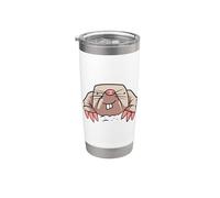 Pequeño topo lindo Día del topo Cazador de topos Topos Vaso térmico de acero inoxidable de doble pared