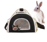 Pequeño transportador de mascotas - Bolsa transportadora de animales | Chinchilla Travel Jaula, Pequeño animal portátil acuchable para hámster Chinchilla Rabbit Gerbil Hedgehog Sugar Glider, caja de