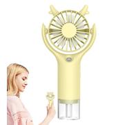 Pequeño Ventilador De Mano Un Mini Humidificador Facial Portátil Con