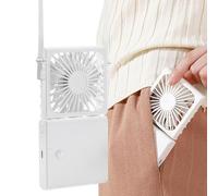 Pequeño ventilador portátil, ventilador USB plegable | Ventilador plegable de escritorio USB portátil con cordón | Herramienta de refrigeración eléctrica, dispositivo de circulación de aire