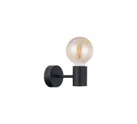 Pequeño Wandleuchte Negro H: 9cm Metal para E27 Aplique Habitación Juvenil Hilde