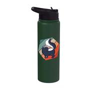 Pequeño y lindo Skunk Comicstyle animales salvajes petskunks Stainless Steel Insulated Water Bottle