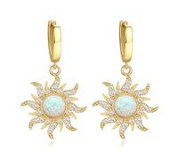 Pequeños aretes de aro chapados en oro de 14 quilates, aretes de aro pequeños, minimalistas, geométricos, bohemios, simples, hipoalergénicos, joyería de moda para ella, Metal, Circonia cúbica