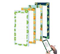 Pequeños Bloc de notas - 4 Paquetes De Papel Linado, Bloc De Notas Fácil De Rasgar Sobre El Tema De La Fruta | Mini Bloc De Notas Para El Hogar, Viajes Al Aire Libre, Trabajo, Estudios, Lista De C