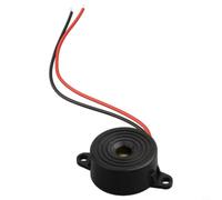 Pequeños cables electrónicos de la vivienda del ABS del pitido 2.2cm | Alarma fuerte de 85 dB, 3000 Hz para frecuencia, pitido continuo, amplio rango de CC 3-24 V, uso de seguridad industrial