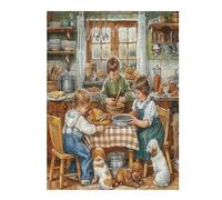 Pequeños Chefs Puzzle 500 Piezas Colorido Moderno artesanía Rompecabezas para Adultos Obra De Arte Familiar Estera Portátil DIY Creativo 500 PCS