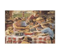 Pequeños Chefs Puzzles 1000 Piezas Decoración Hogar 3D artesanía Rompecabezas Familiar para Adultos Obra De Arte Colorido DIY Creativo 1000 PCS