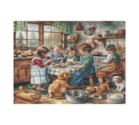 Pequeños Chefs Puzzles 500 Piezas DIY Creativo artesanía Rompecabezas Familiar para Toda La Familia Juguete Educativo Aliviar Estrés Decorativo 500 PCS