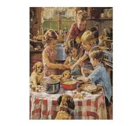 Pequeños Chefs Puzzles 500 Piezas Moderno Minimalista artesanía Rompecabezas Familiar para Adultos 3D Maquetas Construir Aliviar Estrés Decorativo 500 PCS
