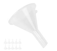 Pequeños Embudos Transparentes, Livianos, Resistentes, 10 Piezas, Usos Múltiples, Mini Embudo de Plástico, Uso Fácil Y Conveniente para Líquidos, Perfumes, Aceites Esenciales