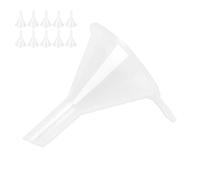 Pequeños Embudos Transparentes, Mini Embudo de Plástico Fácil Uso Conveniente 10 Piezas para Aceite Esencial para Líquidos para Perfume