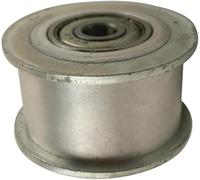 pequeños engranajes eléctricos. Engranaje síncrono, 5M Tipo 20T Orificio 5/6/7/8/10/12/15 mm Ancho 16/21/27 mm5M Correa tensora Ancho de la polea Rodamiento 1PC (Tamaño: Diámetro del orificio 15 mm, C