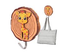 Pequeños ganchos adhesivos - Bonito juego de ganchos de animales de dibujos animados, ganchos adhesivos fuertes para abrigos y toallas | para baño, dormitorio, cocina, puerta, oficina, guardería