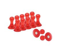 Pequeños Imanes de Camión Rojo para Refrigerador, Pizarra, Tablero de Anuncios, Archivador - Paquete de 120