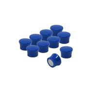 Pequeños Imanes de Tablero de Memo Azul de Alta Potencia para Refrigerador, Pizarra, Tablero de Anuncios, Archivador - Paquete de 50