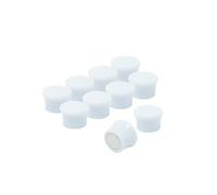 Pequeños Imanes de Tablero de Memo Blanco de Alta Potencia para Refrigerador, Pizarra, Tablero de Anuncios, Archivador - Paquete de 10