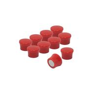 Pequeños Imanes de Tablero de Memo de Color Púrpura de Alta Potencia para Refrigerador, Pizarra, Tablero de Anuncios, Archivador - Paquete de 10