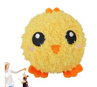 pequeños Juguetes chillones para Perros,Bola Divertida en Forma de Animal para Perro | Juguete de dentición para Cachorro de Peluche,para del estrés, Ejercicio, Juego de Tiro con Cuerda y