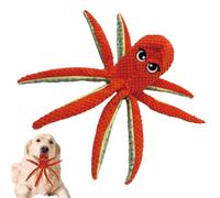 Pequeños Juguetes Chillones Para Perros, Para Perro En Forma De Pulpo,Masticar Para Mascotas De Interior | Para Alivio Del Estrés, Tiro De Cuerda Dentición Y Entrenamiento