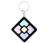 Pequeños juguetes de juego de memoria - Repita el juguete de memorización de colores de iluminación que funciona con pilas para niños | Llavero de regalo portátil para niños, adultos, adolescentes, mu