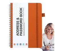 Pequeños libros de contraseñas para personas mayores, bloc de notas portátil, cuaderno compacto en espiral para el hogar, oficina, viajes, organizador de contraseñas para reuniones, exposiciones