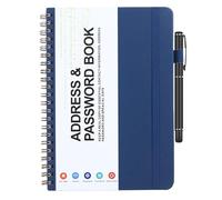 Pequeños libros de contraseñas para personas mayores, bloc de notas portátil, cuaderno compacto en espiral para el hogar, oficina, viajes, organizador de contraseñas para reuniones, exposiciones