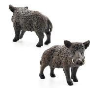 Pequeños Modelos de jabalíes - Juguete de Cerdo Hecho a Mano, Escultura de Animales Salvajes en Miniatura, Figura Detallada de Forestal, Modelo Educativo del Bosque, recolectable de Cerdo