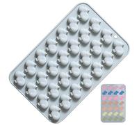 Pequeños moldes de silicona para hornear, bandeja azul fácilmente extraíble, material duradero sin BPA, herramienta de cocina versátil, diseño marino detallado, molde decorativo para tartas de