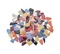 Pequeños mosaicos de vidrio, Ceramic Mosaic Tiles Multicolor 210 pcs 250g For DIY Crafts Home Decoration(Color1)