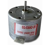 pequeños motores Motor pequeño de bricolaje, DC 6V 9V 12V CCW CW, EG-530AD-2B 2F 6B 6F 9B 9F Motor, piezas de reparación de grabadora (velocidad (RPM): CW F, voltaje (V): 9V) (Color: 6v, Tamaño: CW F)