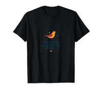 Pequeños pájaros, Atractivo masivo: Encantador capricho aviar Camiseta, Hombre, Negro, S