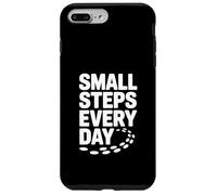 Pequeños Pasos Cada día Cita Motivacional inspiradora Carcasa para iPhone 7 Plus/8 Plus