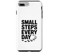 Pequeños Pasos Cada día Cita Motivacional inspiradora Carcasa para iPhone 7 Plus/8 Plus