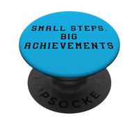 Pequeños Pasos, Grandes logros Declaración Éxito PopSockets PopGrip Adhesivo