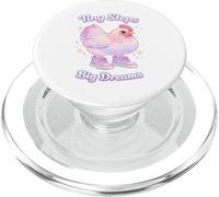 Pequeños Pasos Grandes sueños Lindo Pollo estética Motivacional PopSockets PopGrip para MagSafe