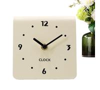Pequeños relojes de mesa - 11 x 11 x 9,5 cm Dormitorio Mesita de Noche Reloj de Mesa Silencioso Sin , funciona con pilas, decoración del hogar | Salón Estantes Reloj Reloj Temporizador