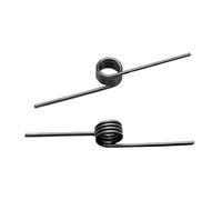 Pequeños resortes de torsión de acero inoxidable, Paquete de resorte de torsión de 4 ángulos de 2,5 mm, giros de 60 a 180 grados, 3 a 9 tamaños múltiples(22.5mm(9 laps),20MM-2.5MM(120 DEGREES))