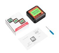 Pequeños transportadores digitales con función de retención de datos, herramienta de medición de ángulos digitales para una fácil lectura de ángulos y herramienta de base de transferencia