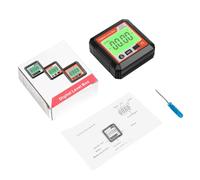 Pequeños transportadores digitales con función de retención de datos, herramienta de medición de ángulos digitales para una fácil lectura de ángulos y herramienta de base de transferencia