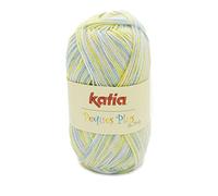 PEQUES PLU de Lanas Katia. Ovillo de color amarillo Cod.100