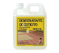 PEQUINSA DETERGENTE DESINCRUSTANTE Acido Limpiador DE Ceramica, Granito, Piedra Natural ETC.Elimina Tambien RESTOS DE Cemento. ENVASE 1 LITRO.