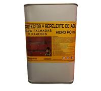 PEQUINSA Hidrófugo Incoloro Base Disolvente, Protector Contra el Agua de Fachadas y Materiales, Envase 5 Litros