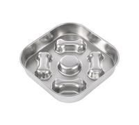 per Alimentazione Lenta per Cani | Puzzle In Acciaio Animali Domestici | Ciotolas Grande Alimentazione Lenta Cani | Cansi Di Piccola, Media E Grande Taglia, Cibo