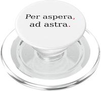 per Aspera Ad Astra. Cita de motivación Latina. PopSockets PopGrip para MagSafe