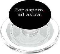 per Aspera Ad Astra. Cita de motivación Latina. PopSockets PopGrip para MagSafe