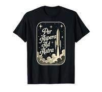 per Aspera Ad Astra Filosófico para Las Estrellas Camiseta