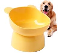 per Cani Rialzata - Lavabili In Lavastoviglie, per Cibo Rialzata Inclinata, Piccola Ciotolla In Ceramica Rialzaata Peer
