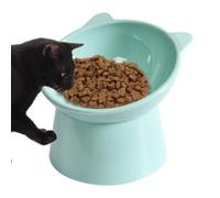 per Cani Rialzata - Lavabili In Lavastoviglie, per Cibo Rialzata Inclinata, Piccola Ciotolla In Ceramica Rialzaata Peer
